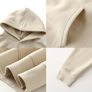 Dropshipping Sweats à capuche surdimensionnés en coton personnalisés pour hommes Pull polaire avec impression brodée Fourniture ODM d'hiver Expédition DDP - Product Image 5