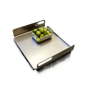 Bandeja cuadrada de acero portátil de tamaño personalizado para cocina, almacenamiento de alimentos, decoración del hogar, diseño de mango, catering, novedad - Product Image 5