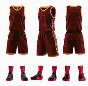Vêtements de jeu de basket-ball pour hommes et femmes Ensembles de kit de basket-ball de vêtements de sport Kits de jeu de ligue personnalisés respirants bon marché - Product Image 3