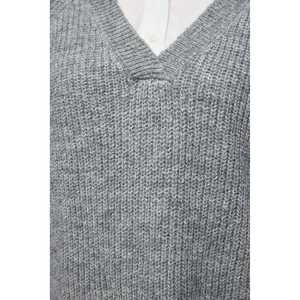 Women's <b>Oversized</b> V-Neck <b>Cardigan</b> Casual Stylish Breathable and Warm Knitwear Sweater with Hollow Out Decoration for Winter - Product Image 4