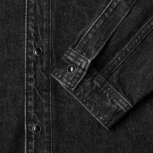 เสื้อเชิ้ตยีนส์ผู้ชายคุณภาพพรีเมียม สไตล์ลำลองทันสมัย ติดกระดุม แฟชั่นใหม่ สตรีทแวร์ - Product Image 5