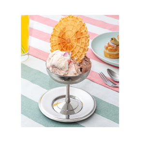 Juego de 1 taza de postre de acero inoxidable de tamaño personalizado y cuenco para servir helado para utensilios de cocina con la venta - Product Image 1