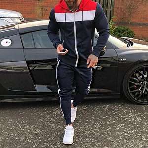 DTG Hoodies Heavy Weight Boxy Tracksuits Sweatsuits Men Tracksuits Zipper 450 Gsm Hoodie Blank Cotton Luxury Tracksuits - Product Image 2