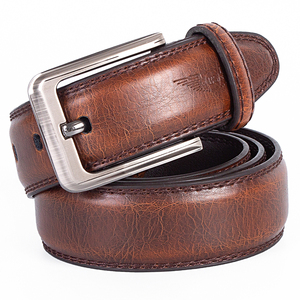 Leather Weightlifting Belt Gym Fitness Dumbbell Barbell Powerlifting <b>Back</b> <b>Support</b> Power Training leather belts - Product Image 5