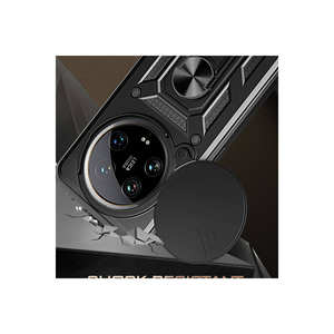 Soporte Magnético para Xiaomi Mi 14 Ultra, Funda con Protección de Lente de Cámara Deslizante, Silicona Antigolpes, Color Azul Vega, Poco M4 - Product Image 3