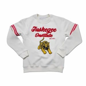 Tuskegee University Sweatshirt Centennial Legacy Tiger Mascot Booker T. Washington Graphic Personnalisé Lavé Été Tricoté - Product Image 5