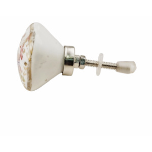 Nueva Llegada Marroquí de Lujo de Oro Rosa Flor de Cerámica Perillas Cajón Gabinete Manija Tiradores Muebles Manijas y Perillas - Product Image 4