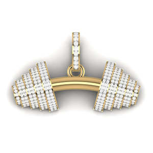 Luxe 925 Sterling Silver Iced Out Pendentif Round Cut Gemstone Lab Grown Diamond Hip Hop Bijoux personnalisés - Product Image 1