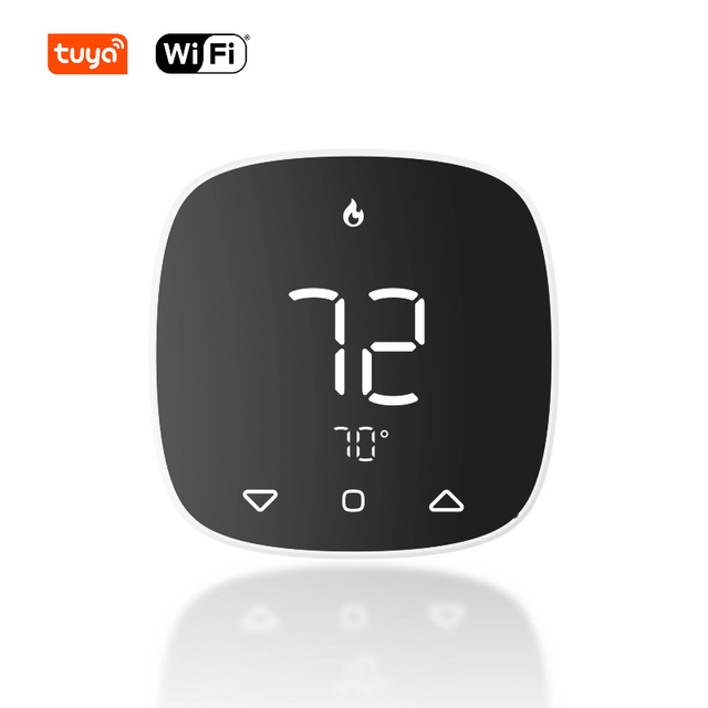 OWON Smart Thermostat WiFi Tuya 24Vac 4.3-inch Color Touch Screen Energy Saving for USA Heat Pump Conventional System Boiler
