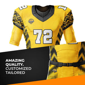 Gran oferta, diseño personalizado, camisetas de fútbol americano personalizadas, uniformes de fútbol americano de tallas para jóvenes y adultos - Product Image 5