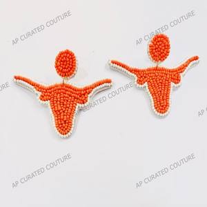 Exclusive Seed Beaded Custom Earrings For Womens With Rhinestones <b>Glass</b> Seed Bead Drop Earrings From India Wholesale - Product Image 1