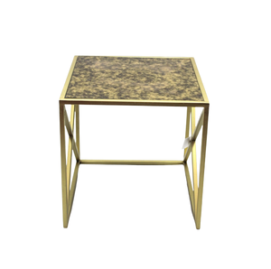 Table ronde en fer et bois gris lavage couleur naturelle tables d'appoint pour extérieur et intérieur maison salon meubles décoratifs - Product Image 2