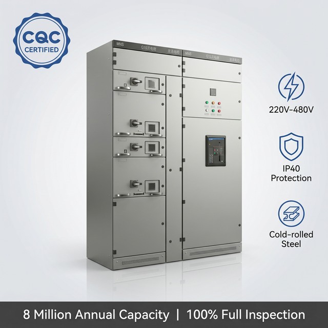 GoodQi GCS Metal Power Distribution Equipment Indoor Low Voltage Switchgear Electrical Panel Board IP40