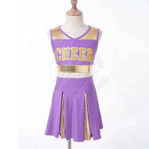 Vêtements d'entraînement Uniforme de cheerleading de dernière conception Uniforme de cheerleading à contraste de couleur en gros - Product Image 3