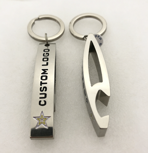 Llavero Abridor de Botellas de Metal con Logotipo Personalizado |   Abridor de Botellas Personalizado con Grabado para Regalos Promocionales y Recuerdos Empresariales - Product Image 1