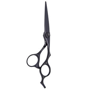 กรรไกรตัดผมแบบกรรไกรเคลือบสีดำสำหรับร้านเสริมสวย - Product Image 6