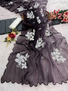 ชุดส่าหรีผ้าไหมจิมมี่จูเรียน้ำหนักเบาทันสมัยทันสมัย - Product Image 3