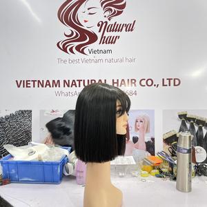 วิกผมบ๊อบสำหรับผู้หญิงผิวดำวิกผมจริงผมปลอมจากเวียดนาม - Product Image 5