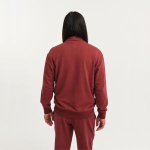 Pull à demi-fermeture éclair pour femmes personnalisé 100% sweat à capuche en coton col polo rabattu pour femmes sweat-shirt - Product Image 4