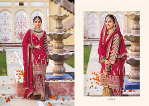 ชุดคอลเลกชั่นผ้าไหมพรีเมี่ยมปักลายสไตล์ปากีสถาน - Product Image 3