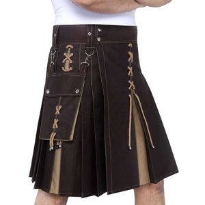 Meilleure qualité, tout nouveau kilt utilitaire cargo traditionnel en coton pour hommes à bon prix - Product Image 1