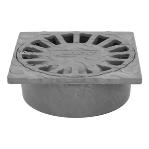 Siphon de vidange en PVC 25x25 cm. Sortie 0/ 90 / 110 mm. - Product Image 1