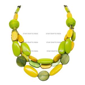 สร้อยคอเครื่องประดับแฟชั่นทันสมัยมีหลายสีสร้อยคอลูกปัดเรซินดีไซน์ทันสมัยปรับแต่งได้ใหม่ - Product Image 6