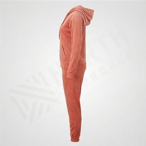 Chándal de Invierno Vintage con Capucha para Mujer, Ropa Deportiva de Moda, Color Sólido Personalizado, 100% Algodón de Felpa, Secado Rápido y Transpirable - Product Image 3
