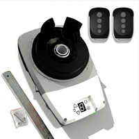Moteur d'ouverture de porte de garage à rouleaux moderne MOC avec télécommande, arrêt progressif, 110V/220V AC, capacité 2x140kg, barre de poids en ABS