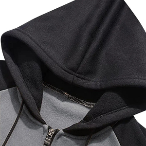 Sudadera con Capucha de Alta Calidad, Mezcla de Algodón y Felpa, Cierre de Cremallera, Secado Rápido, Transpirable, Informal, Hecha en Pakistán - Product Image 4