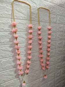 Fleur en mousse Milni Mala pour Baraat Swagat Mens Mala, mariages hindous/sikhs/punjabi Milni Mala, mariée marié Mala, faveurs de pendaison de crémaillère - Product Image 2