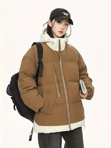 Best Selling Custom Men's Winter Puffer <b>Jacket</b> New Arrival Leather <b>Jacket</b> with Fur Decoration OEM Service - Product Image 3