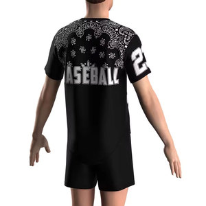 เสื้อเบสบอลสไตล์ลำลองแบบดั้งเดิมติดกระดุม เหมาะสำหรับวันแข่งขันกีฬา - Product Image 2