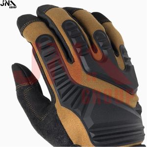 Guantes de impacto TPR de alta resistencia Guantes DE TRABAJO resistentes a cortes Guantes resistentes a vibraciones Construcción - Product Image 6