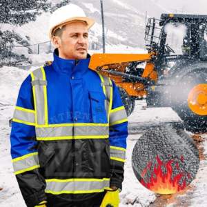 Chaqueta de Seguridad para Motocicleta Estilo Americano de Alta Calidad, Alta Visibilidad, Reflectante, con LED Intermitente, ANSI Clase 1, Logotipo Personalizado - Product Image 2