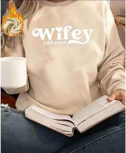 Pull-over d'hiver pour femme en tissu polaire mélangé polyester/coton de qualité supérieure pour le confort et le style - Product Image 2