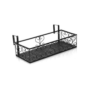 Support de Pot de fleur galvanisé Antique, support de pont, Rail de Pot de fleurs, étagère de balustrade pour balcon, résistant à la rouille, robuste et durable pour la décoration extérieure - Product Image 1