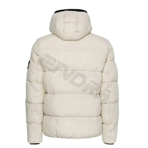 Chaqueta acolchada de invierno informal para hombre, tela de alta calidad, impermeable, con capucha, bolsillos personalizados con cremallera, nueva moda de talla grande - Product Image 5