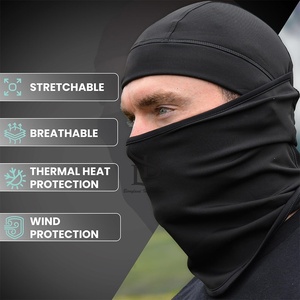 Masque de balaclava personnalisé avec logo pour les sports d'hiver et les activités de plein air, tissu respirant pour la moto et la pêche - Product Image 3