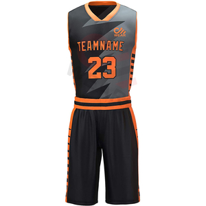 Wholesale Customized <b>Basketball</b> Uniforms Plus <b>Size</b> Personalized Printed Name Number Sublimation Technology - Product Image 4