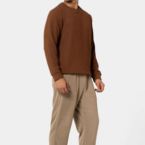 Ropa de invierno Sudadera con capucha para hombre Poliéster/Algodón Fleece Ligero Rayas Mangas completas O-cuello Logotipo personalizado Impresión Uso al aire libre - Product Image 1