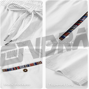 กางเกงวิ่งแฟชั่นสำหรับผู้ชายกางเกงมีกระเป๋าแนวสตรีทแบบมีเชือกผูกเอวกางเกงทรงตรงใส่ลำลองเนื้อผ้านุ่มสบายขายดี - Product Image 4