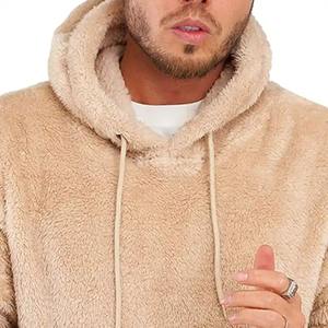 Sudadera con Capucha Sherpa Gruesa Personalizada 2025, 100% Algodón, Felpa Suave, Estilo Urbano Otoñal, Moda Masculina de Alta Calidad para Exteriores - Product Image 6