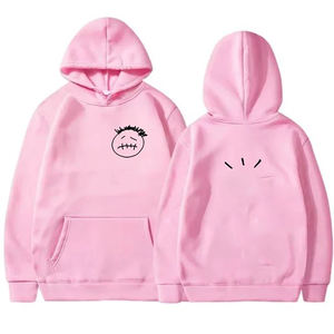 Sudadera con capucha de gran tamaño de algodón 100% Unisex de primera calidad con logotipo en la parte delantera y trasera liso informal para uso diario tejido otoño-OEM directo de fábrica - Product Image 4