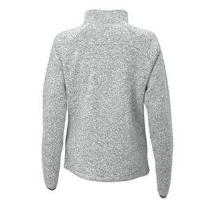 Veste polaire à manches longues recyclée pour femmes pour l'extérieur Logo personnalisé veste de couple complète saison d'hiver en gros - Product Image 2