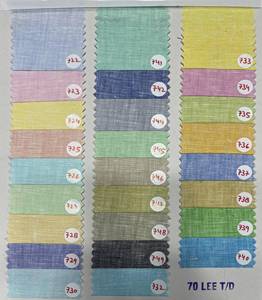 Bán Buôn Gots Kiểm Tra Gingham Vải Rộng Chiều Rộng Pháp Linen Đồng Bằng Phong Cách Dệt Cho Hàng May Mặc Đệm Chàng Trai Cho Cô Gái - Product Image 2