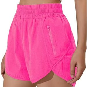 Women Short Casual Summer Breathable High <b>Waist</b> Sportswear Yoga Running Athletic Lounge Streetwear Custom Fashion Brand Clothing - Product Image 1