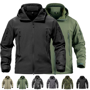 Chaqueta Softshell con Capucha para Hombre, Diseño Personalizado, Cortavientos, Ligera, con Calefacción, Cremallera de Nailon, Forro Polar Largo, Deportiva - Product Image 5