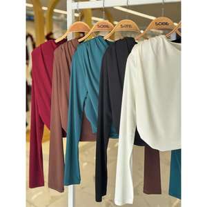 เสื้อเบลาส์ลำลอง Sandy พร้อมรายละเอียดตกแต่งผ้าถัก บ่าเสริมฟองน้ำ-3479 - Product Image 1