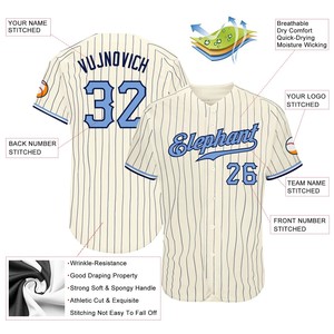 Uniforme de Béisbol con Diseño Moderno, Transpirable, Estampado, Unisex, con Nombre de Equipo Personalizado y Estilo Único - Product Image 3